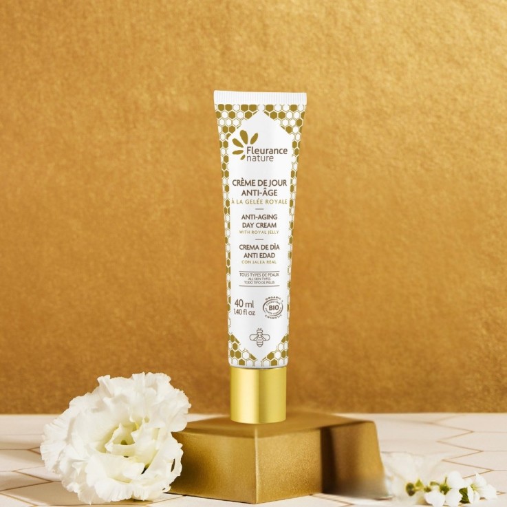 Crème de jour anti-âge à la Gelée royale (40ml) Bio