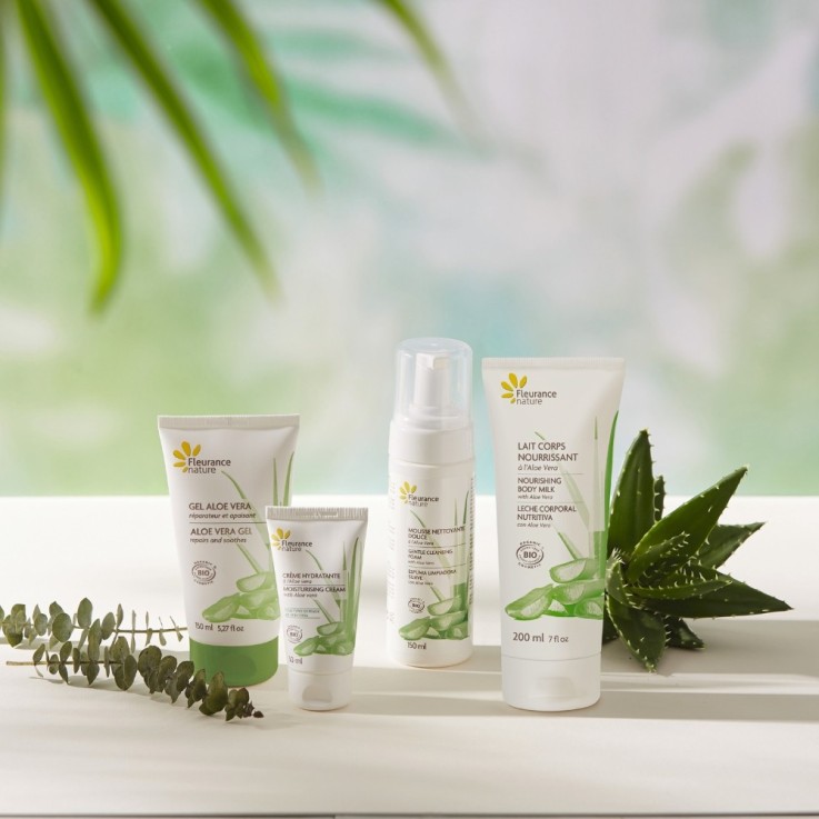 Crème hydratante visage à l'Aloe vera (50ml) Bio