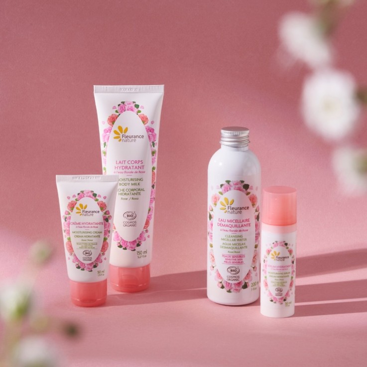 Sérum hydratant à l'eau florale de Rose (30ml) Bio