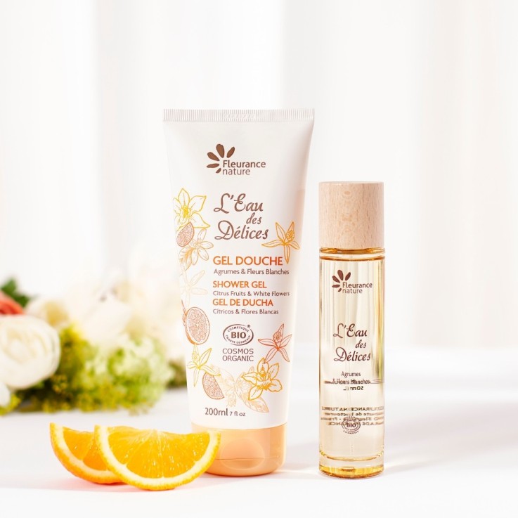 L'Eau des Délices Agrumes & Fleurs blanches (50ml) Bio