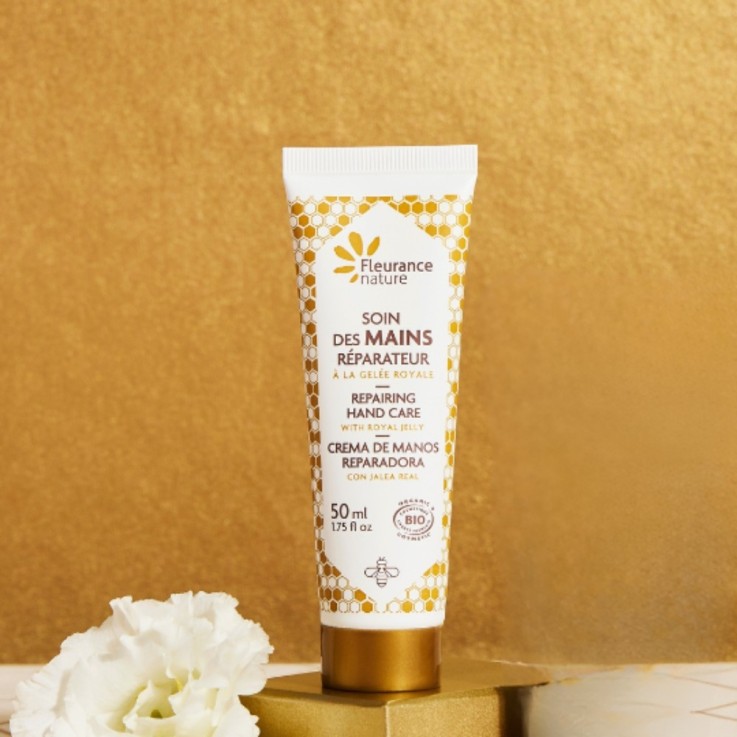 Soin des mains réparateur à la Gelée royale (50ml) Bio
