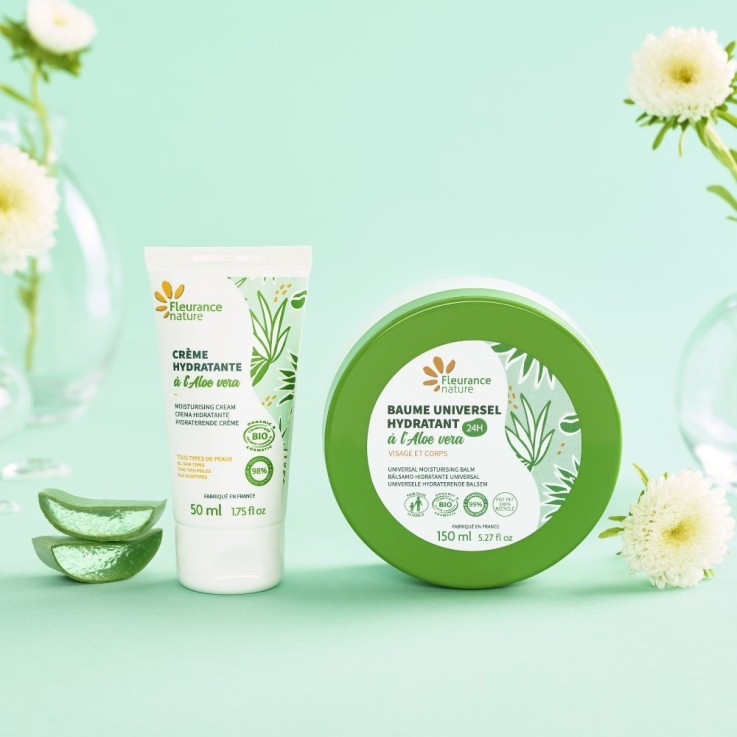 Baume universel hydratant 24h à l'Aloe vera (150ml) Bio