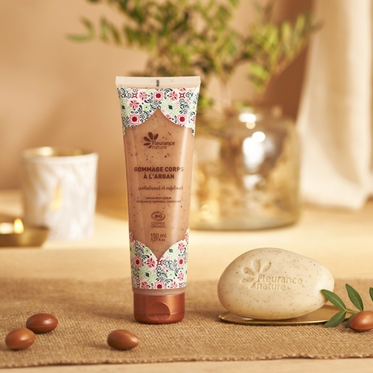 Gommage corps revitalisant  à l'argan (150ml) Bio