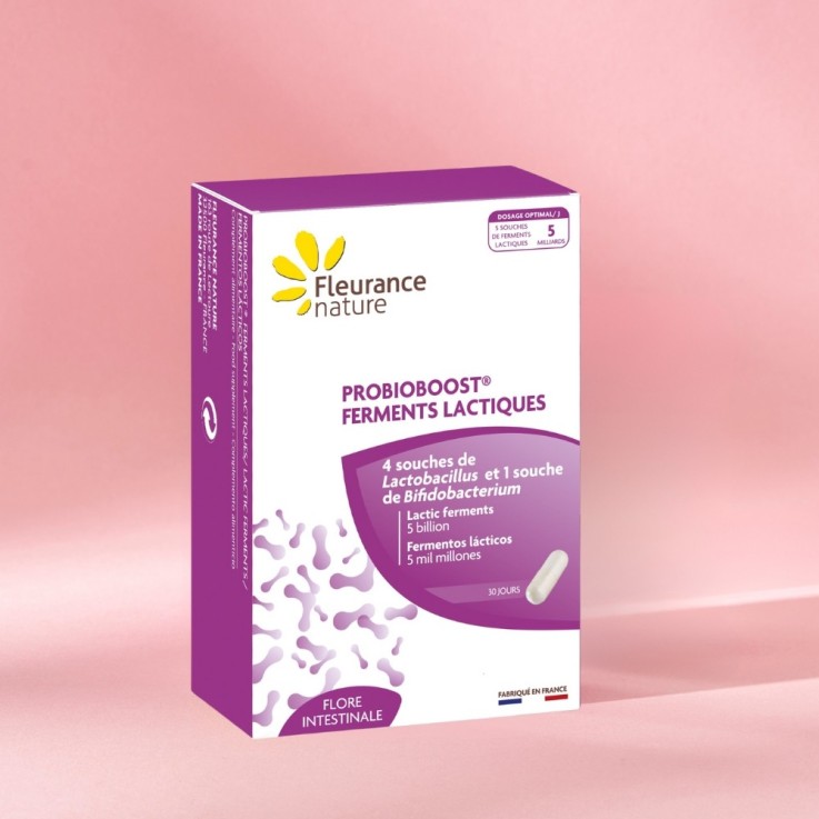 Probioboost® complexe ferments lactiques digestion (30 gélules) Vegan