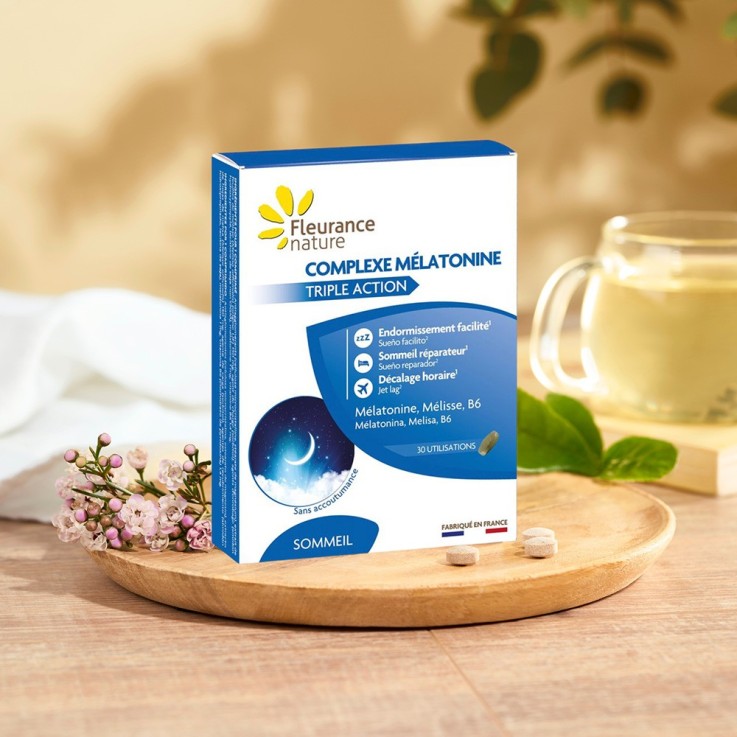 Complexe mélatonine sommeil (30 comprimés) Vegan