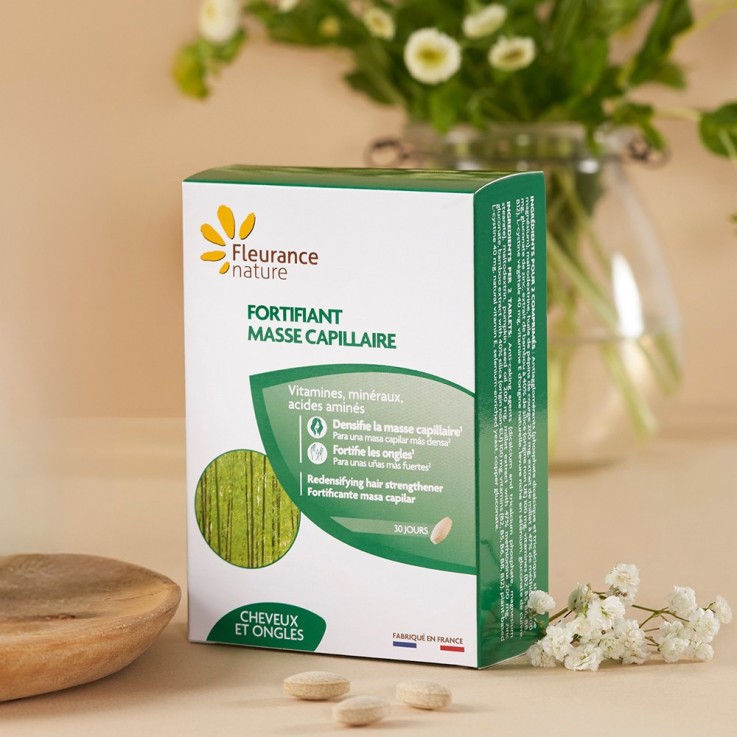 Fortifiant masse capillaire cheveux (60 comprimés) Vegan