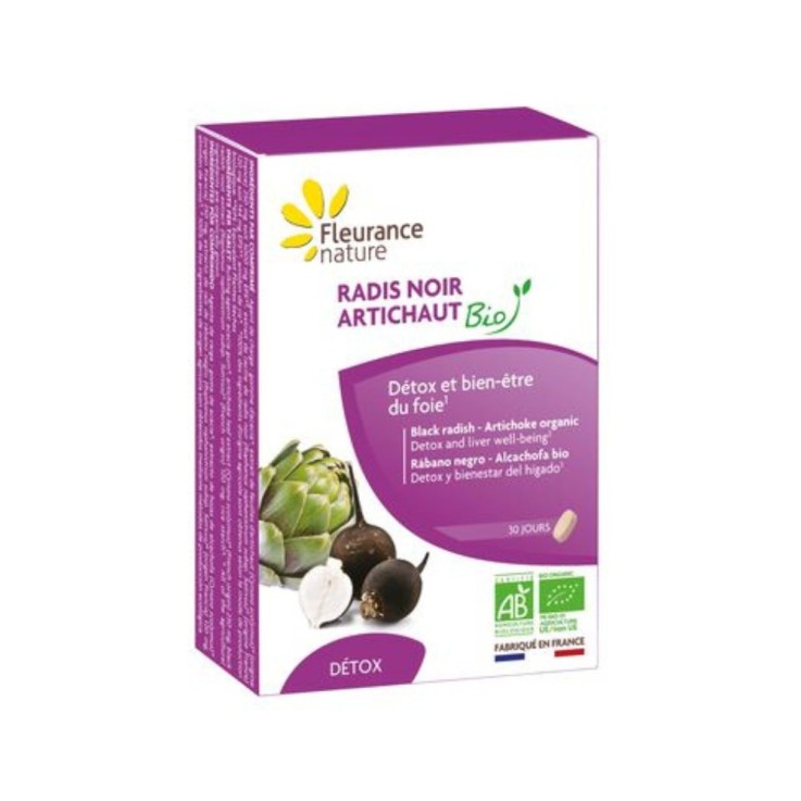 Radis noir artichaut detox (30 comprimés) Bio