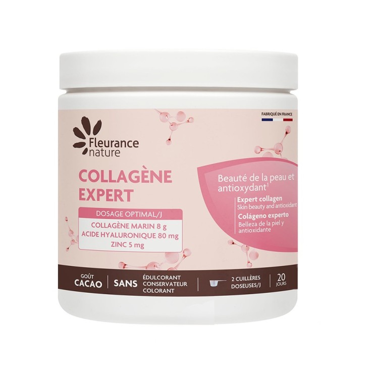 Collagène expert poudre (arôme cacao) peau (240 g) Vegan