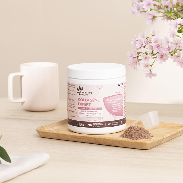 Collagène expert poudre (arôme cacao) peau (240 g) Vegan