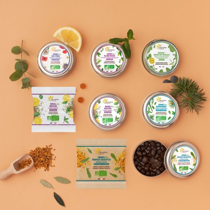 Gommes repiratoires (35 g) Bio