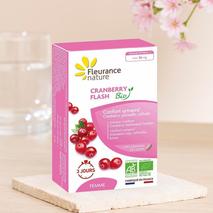 Cramberry flash confort urinaire (14 comprimés) Bio