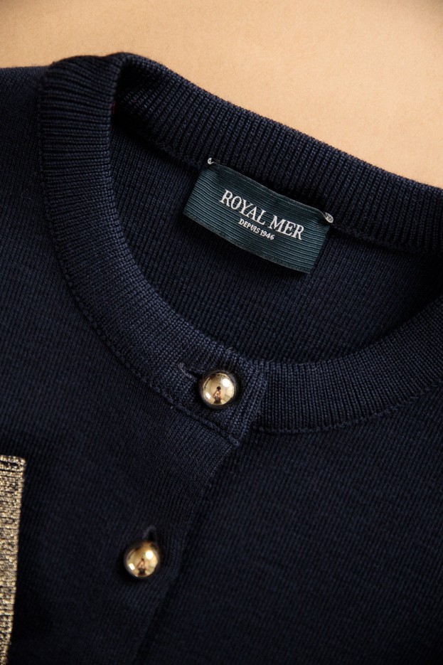 Cardigan Fran laine mérinos