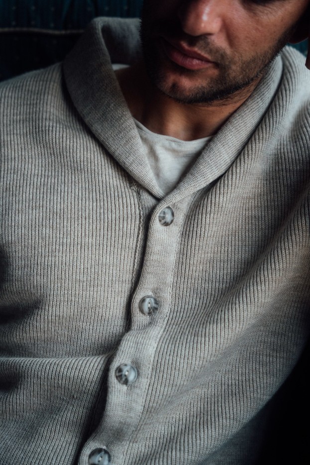 Cardigan Mael laine vierge