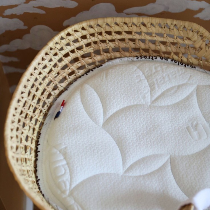 Matelas couffin ovale Bambou