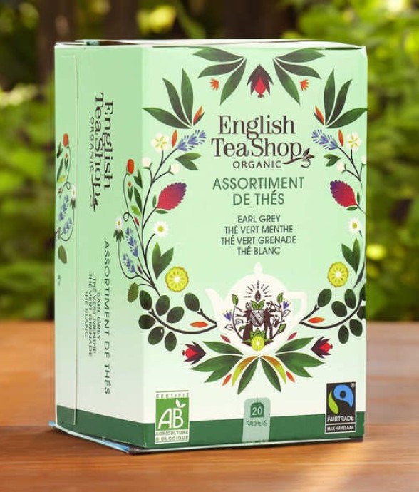 Assortiment de thés bio en...