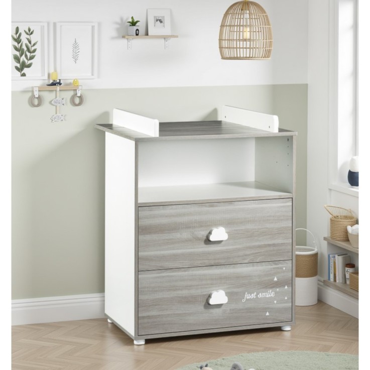 Commode à langer en bois