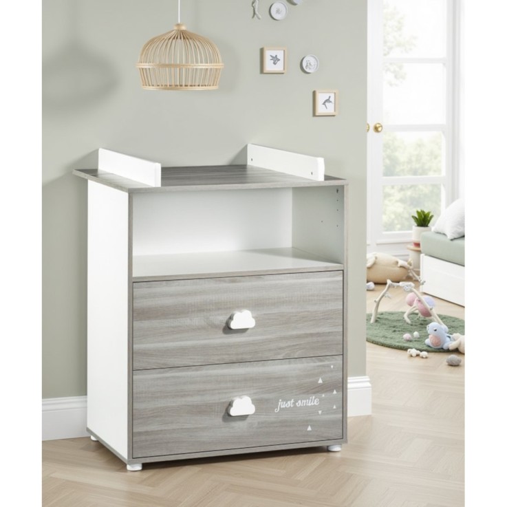 Commode à langer en bois