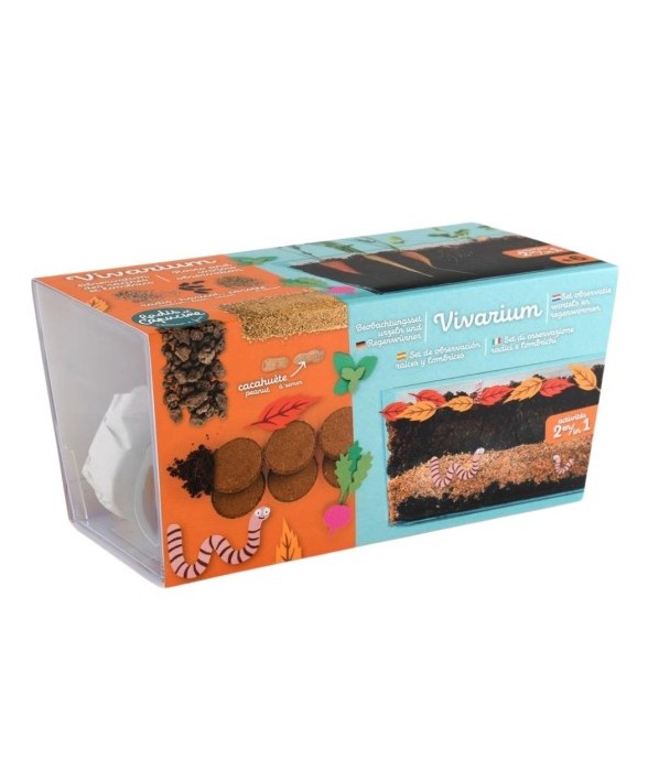 Vivarium Racines vers de terre