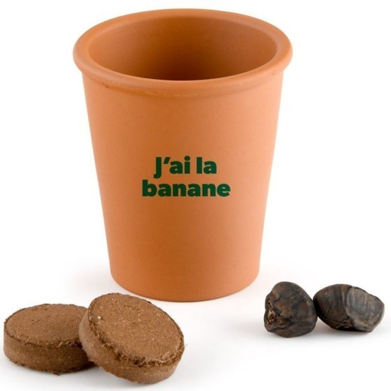 Carte message - J'ai la banane - Bananier