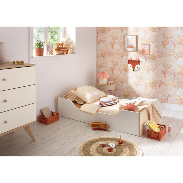 Lit bébé évolutif 140x70 - Little Big Bed décor vanille