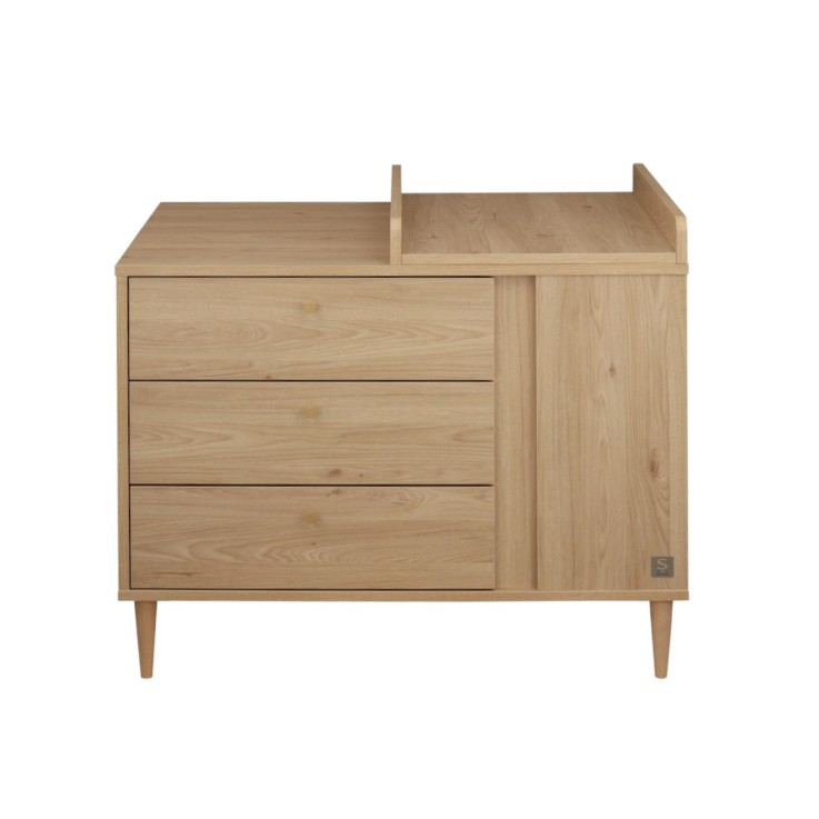 Plan à langer multiposition pour commode-îlot bébé