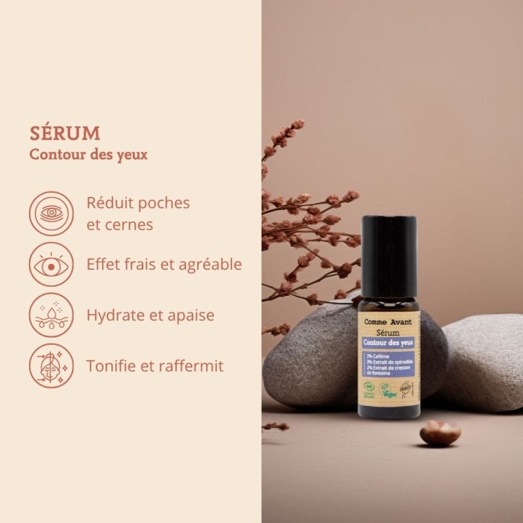 Sérum Contour des yeux Bio & Vegan (10ml)