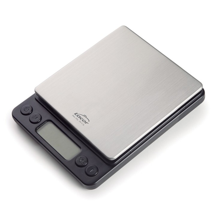 Balance de précision noire 2KG/0.1G en inox