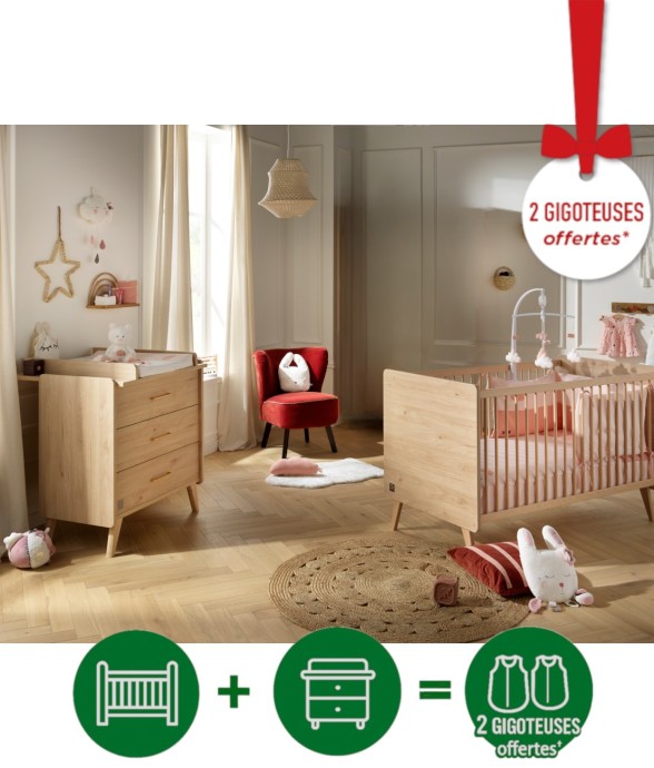 Chambre bébé Arty : Lit...