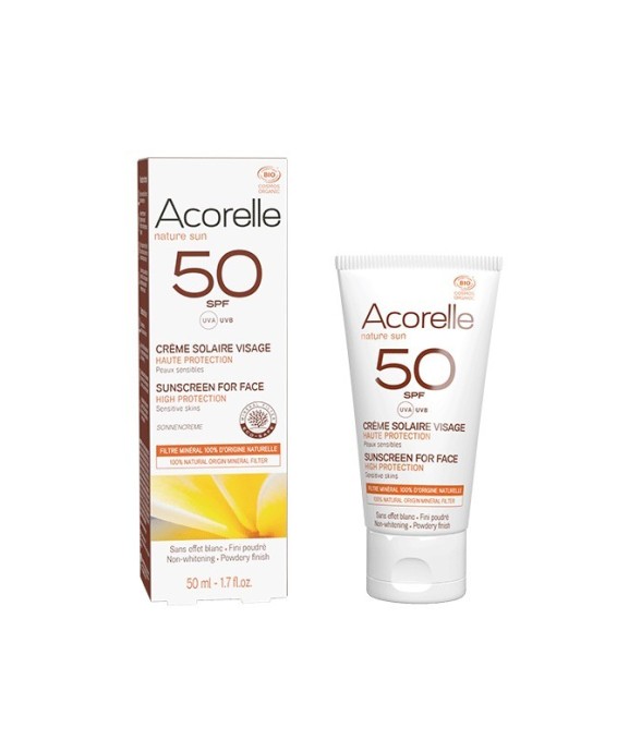 Crème Solaire Visage SPF50