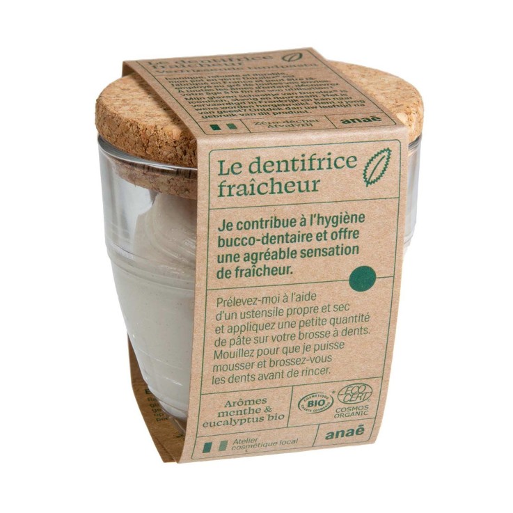 Dentifrice fraicheur en pâte Menthe Eucalyptus Bio