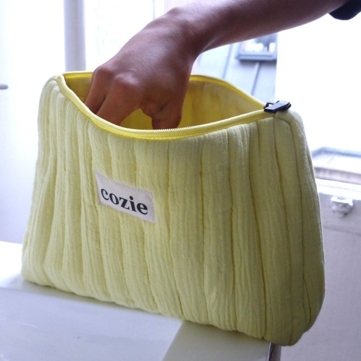 Trousse en gaze de coton