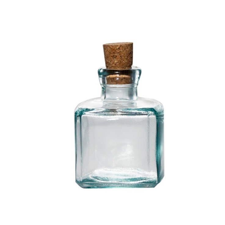 Flacon avec bouchon en liège 20 cl (lot de 6) en verre