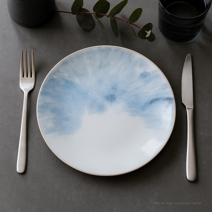 Service d'assiettes 18 pièces Flores en grès