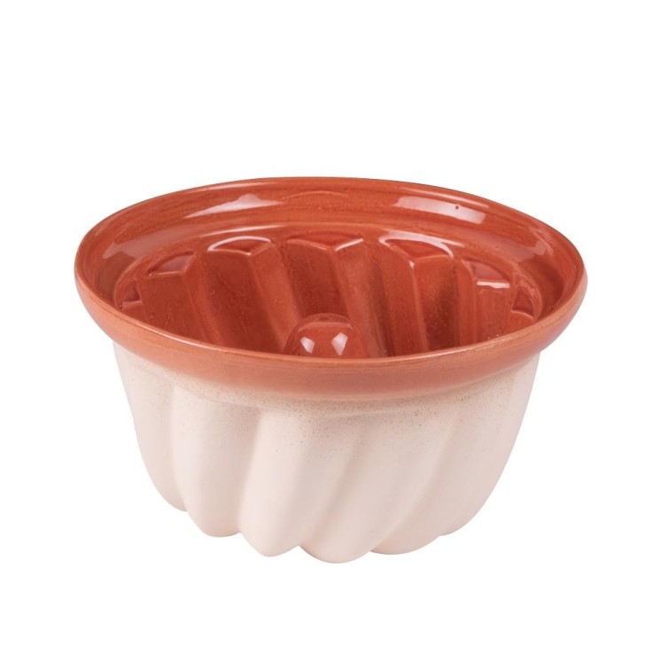Moule à kougelhopf 22 cm en terre cuite en porcelaine