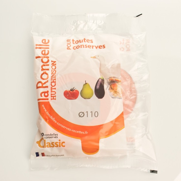 Sac de 10 rondelles 110x82x2,5 flv en caoutchouc