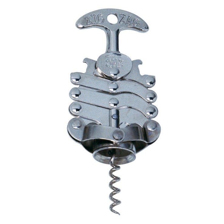 Tire bouchon zig zag en métal