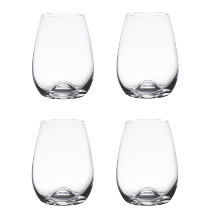 Boîte de 4 gobelets forme haute Drink Master 46 cl en cristallin