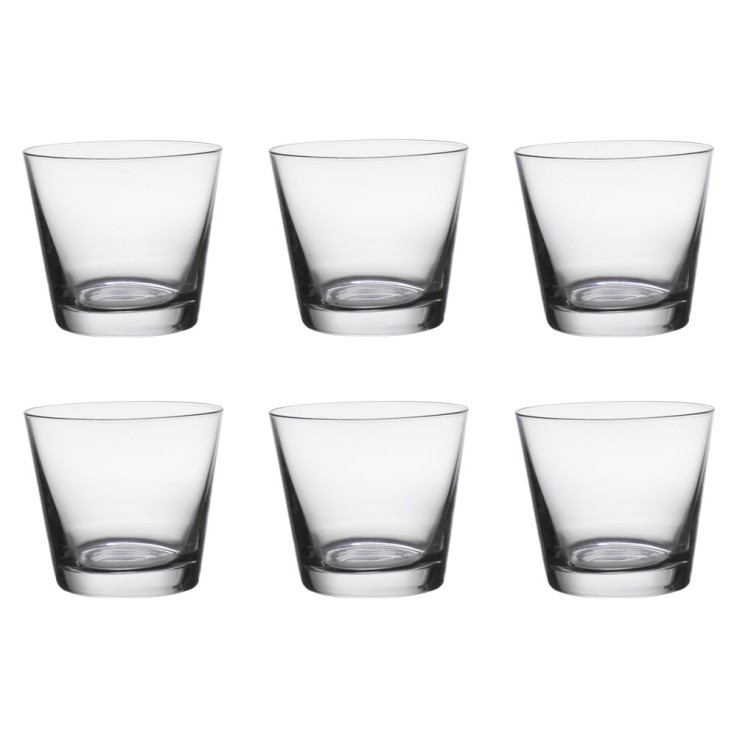 Boîte de 6 mises en bouche Conique en cristallin