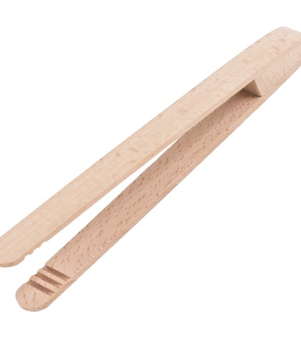 Pince à toast 18 cm en bois