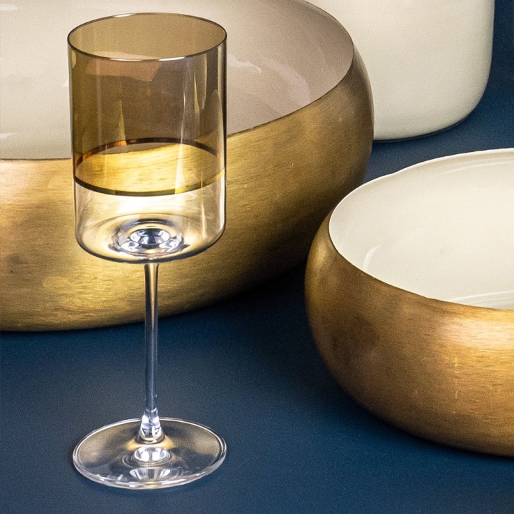 Verre à pied Exter or 34 cl (lot de 6)