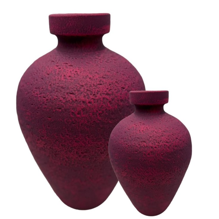 Vase Leiria H45 cm en terre cuite