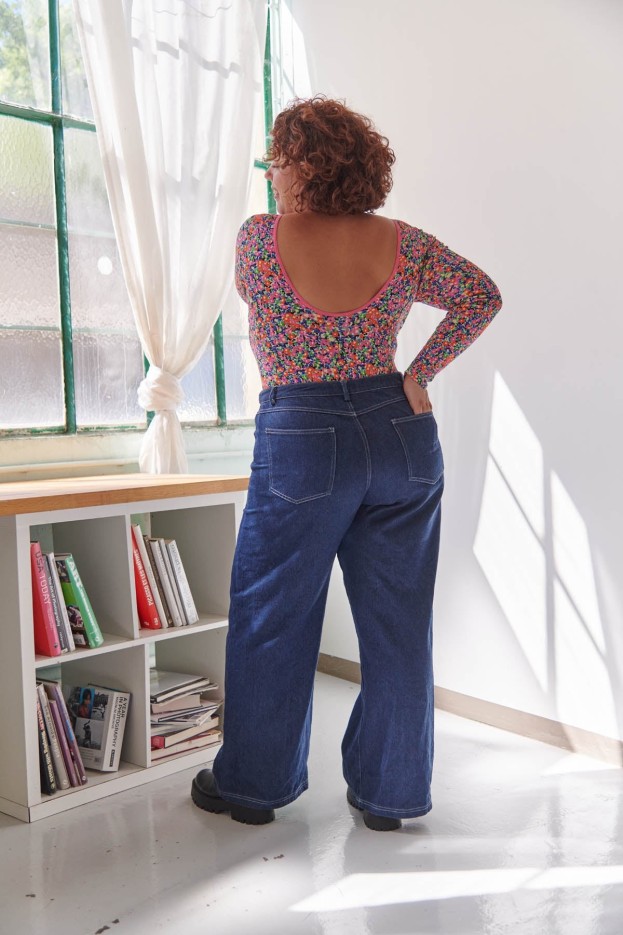 Body Coton Imprimé Confettis Violet