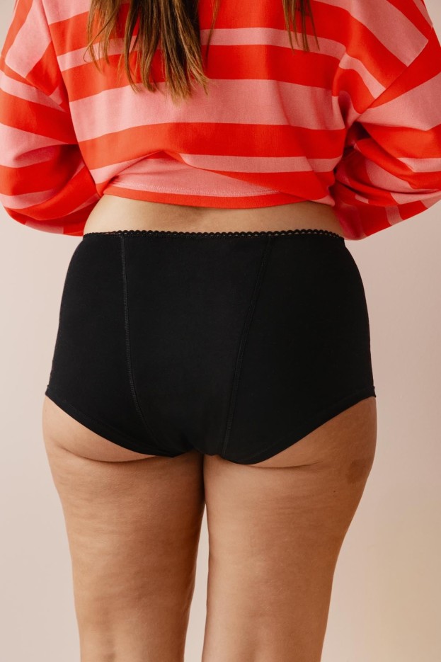 Shorty Menstruel - Flux Nuit Gots Pirate Black