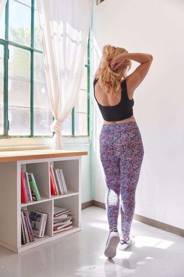 Leggings Coton Confettis Violet