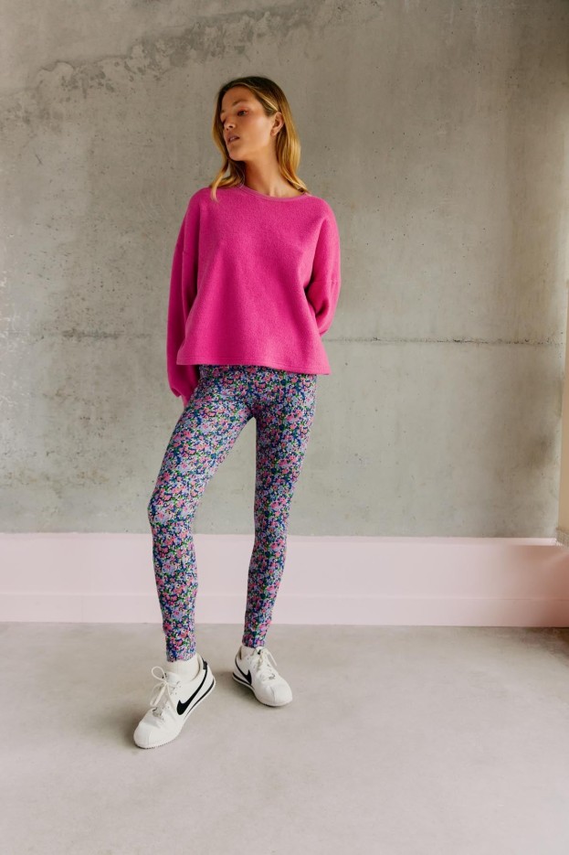 Leggings Coton Confettis Violet