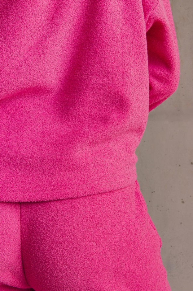 Pantalon Coton Cocoon Fushia