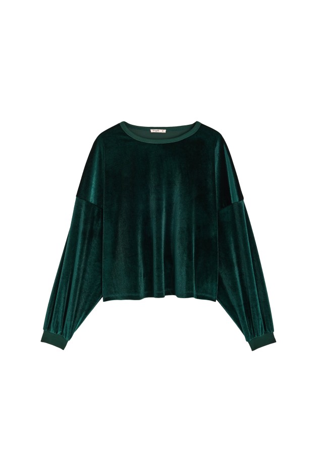Sweat Velours Vert
