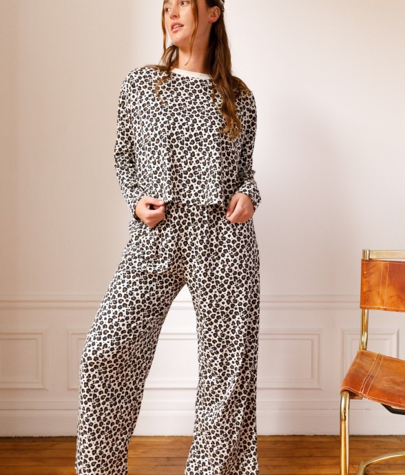 Pyjama Manches Longues En...