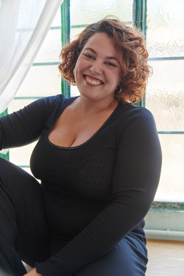 Pyjama Long Coton Pointelle Noir