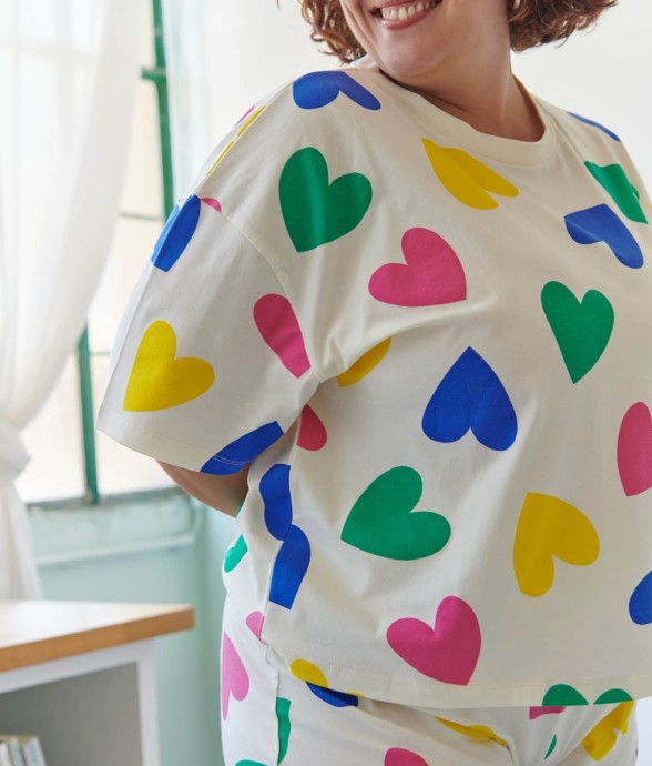 Pyjama Short En Coton Big...